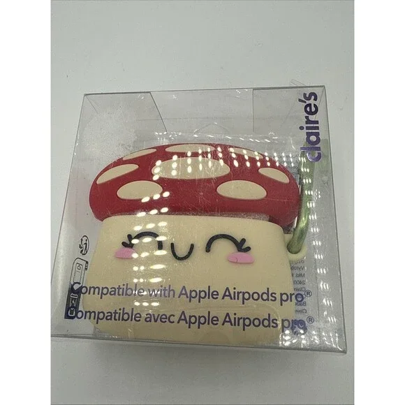 Super Cute Mushroom Shaped Airpod Case - Picture 3 of 8